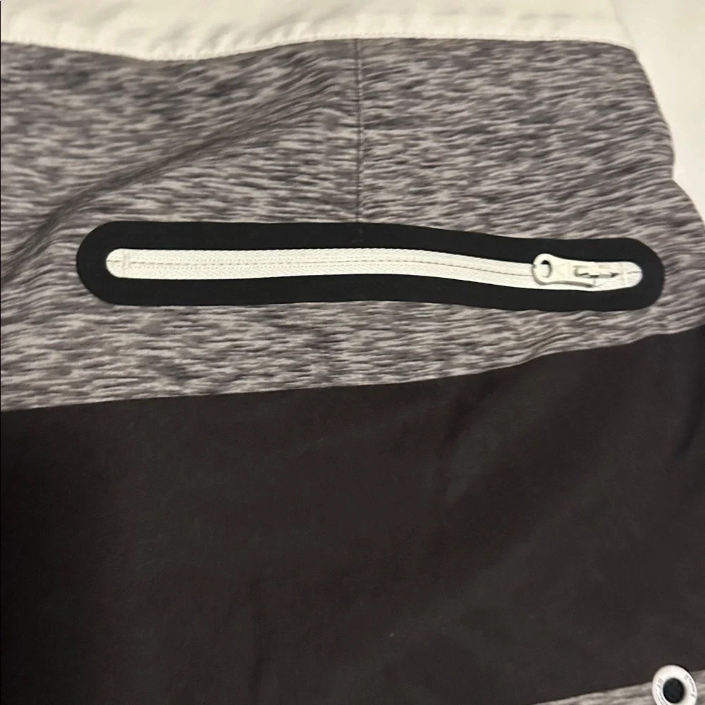 American Eagle Outfitters Black and Gray Board Shorts